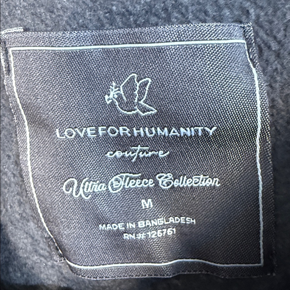 LOVE FOR HUMANITY COUTURE ULTRA FLEECE COLLECTION Outlaw Cowboy Sweatshirt - Picture 4 of 7